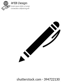 Web line icon. Pen