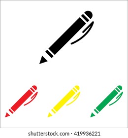 Web line icon. Pen