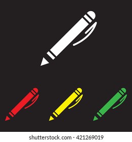 Web line icon. Pen