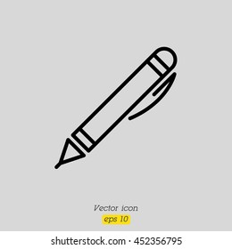 Web line icon. Pen