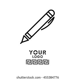 Web line icon. Pen