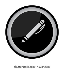 Web line icon. Pen