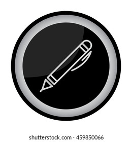 Web line icon. Pen