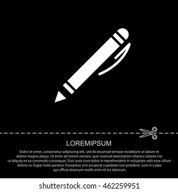 Web line icon. Pen
