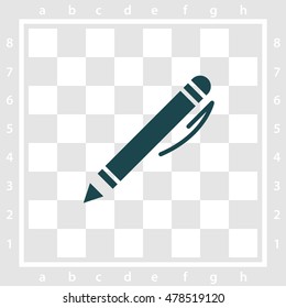 Web line icon. Pen