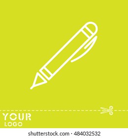 Web line icon. Pen