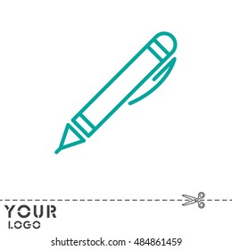 Web line icon. Pen