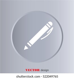 Web line icon. Pen