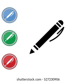 Web line icon. Pen