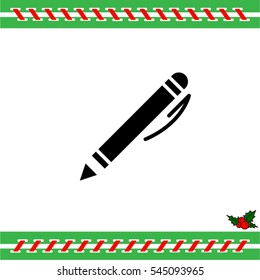 Web line icon. Pen