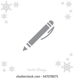 Web line icon. Pen