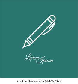 Web line icon. Pen