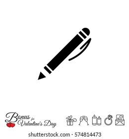 Web line icon. Pen