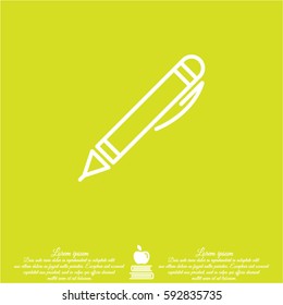Web line icon. Pen