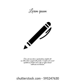 Web line icon. Pen