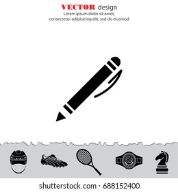 Web line icon. Pen