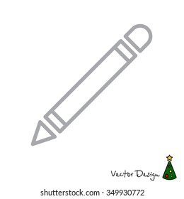 Web line icon. Pencil