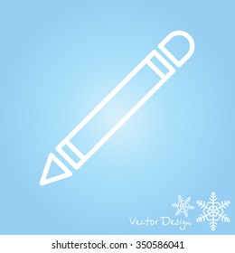 Web line icon. Pencil