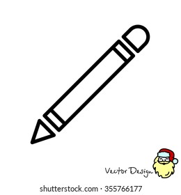 Web line icon. Pencil