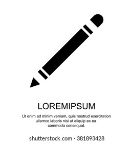 Web line icon. Pencil