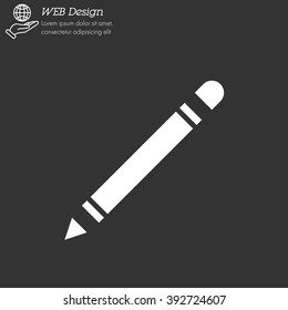 Web line icon. Pencil