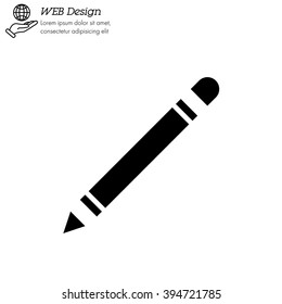 Web line icon. Pencil