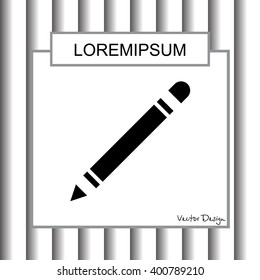 Web line icon. Pencil