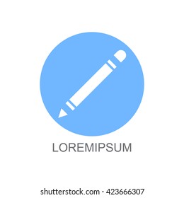 Web line icon. Pencil