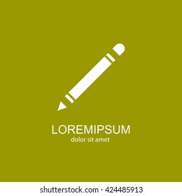 Web line icon. Pencil