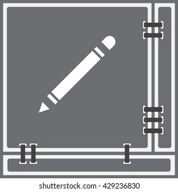 Web line icon. Pencil
