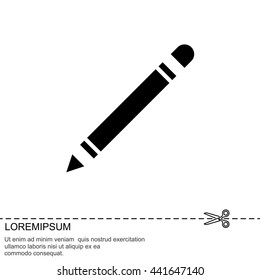 Web line icon. Pencil