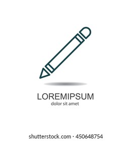 Web line icon. Pencil