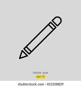 Web line icon. Pencil