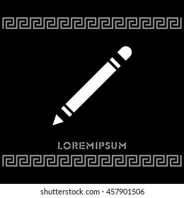 Web line icon. Pencil