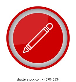 Web line icon. Pencil