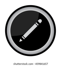 Web line icon. Pencil