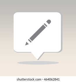 Web line icon. Pencil