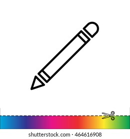 Web line icon. Pencil