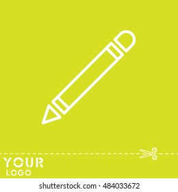 Web line icon. Pencil