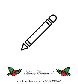 Web line icon. Pencil