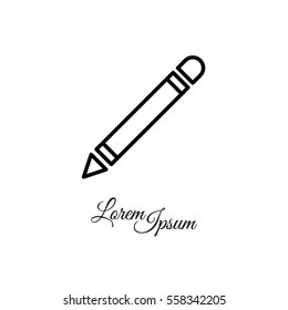 Web line icon. Pencil