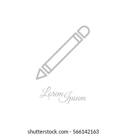 Web line icon. Pencil