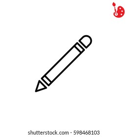 Web line icon. Pencil