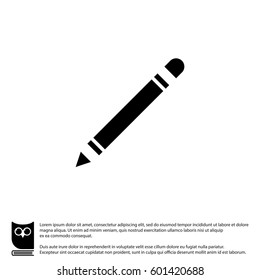 Web line icon. Pencil