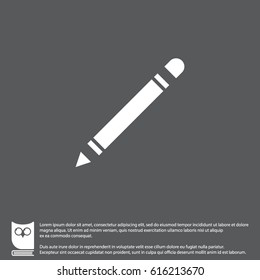 Web line icon. Pencil