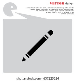 Web line icon. Pencil