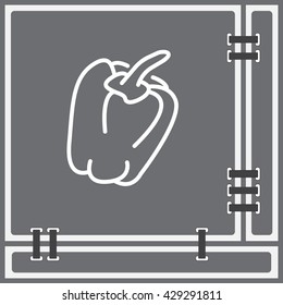 Web line icon. Pepper