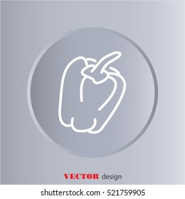 Web line icon. Pepper