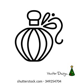 Web line icon. Perfume