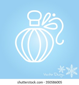 Web line icon. Perfume